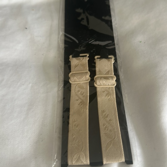 Gold Rhinestone Fancy Bra Straps - Picture 3 of 4